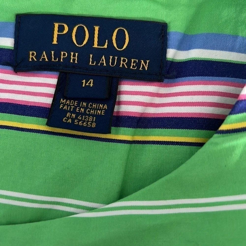 Polo Ralph Lauren cotton sateen dress- size 14